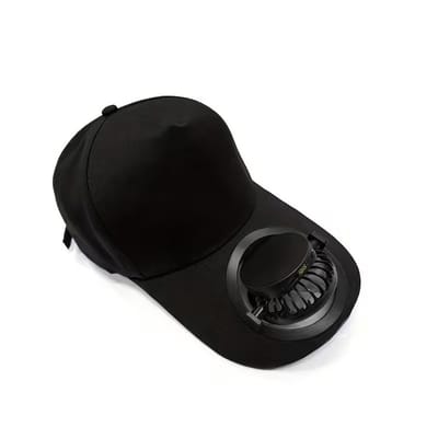 Ventilator Pet - Zonnehoed Met Luchtblazer - USB-Oplading- Brede Rand Met Zonnepaneel - Ventilator - Heren En Dames- Zomer - Strand - Camping - Wandelen - Golf