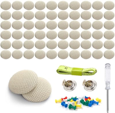 Dailygoods- Dakhemelreparatieset 60 stuks - Autodak vervangende gesp - Auto dakhemelreparatie - Schroevendraaier - Gekleurde nagels - Hoogwaardig mesh-weefsel - Autodak Reparatieset