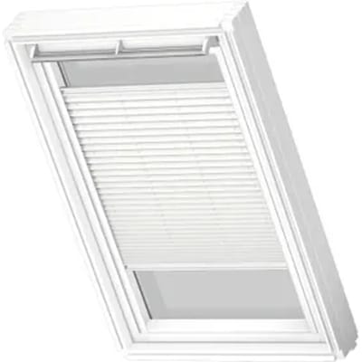 Velux Manueel Lichtdoorlatend Plisségordijn White Line Fhl S06 1016swl Wit