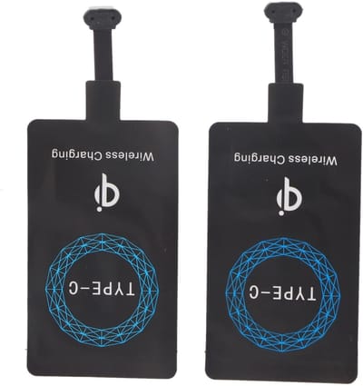 Dailygoody - Draadloze Opladerontvanger - Type C Zelfklevende Sticker Opladen - Lichtgewicht en Compact - Universeel Draadloos Opladen - Geschikt voor...