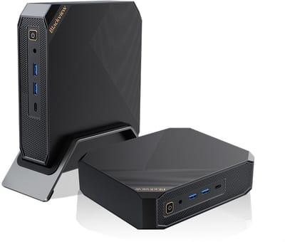 Blackview MP200 Mini PC - Intel Core™ i9-11900H - Tot 4,90GHz - 16GB LPDDR4 RAM - 1TB SSD ROM - Windows 11 Pro - WiFi 6 - UHD Graphics - Zwart