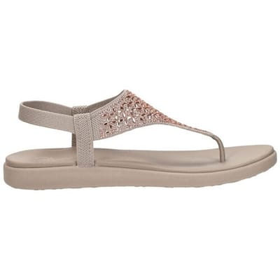 Skechers MEDITATION LUXE-MODERN EVENT Dames Sandalen - Taupe
