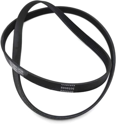 Aandrijfriemen Set - Transmissieriemen Wasmachine - Apparaat Reparatie - Soepele Krachtoverbrenging - 2 Stuks - Zwart