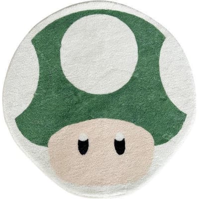 Cartoon Paddenstoelhoofd Huishoudelijk Absorberend Antislip Dik Imitatie Kasjmier Tapijt Slijtvast Vuil Warm Slaapkamer Beddeken 60 * 60CM [Imitation Cashmere]