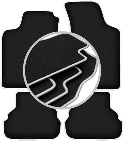 CARLUX-SILVER automatten voor: Volkswagen Golf III cabrio, hatchback, stationwagen (1993-2002)