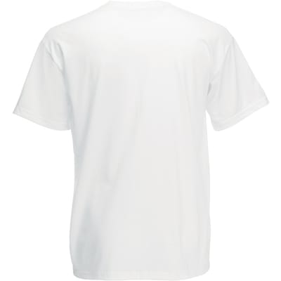Fruit Of The Loom Heren Valueweight T-shirt met korte mouwen (Wit)
