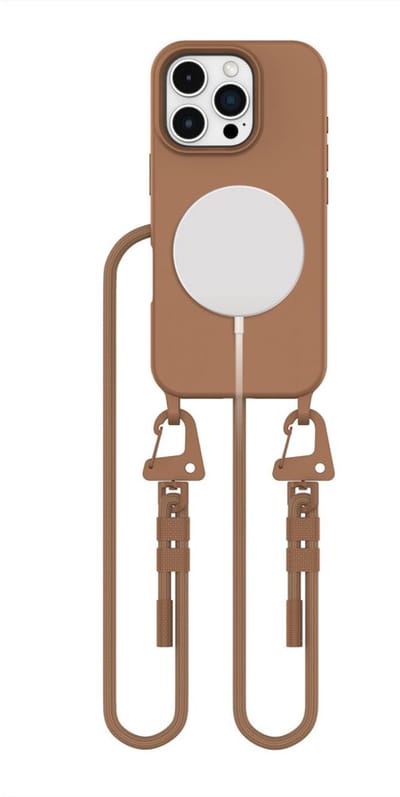 Tech-Protect MagNecklace MagSafe Case for iPhone 16 Pro - Brown