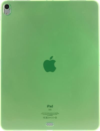 Peachy Flexibel TPU bescherming Cover hoes geschikt voor iPad Pro 12.9 2018 - Groen case