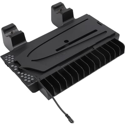 Station de Refroidissement RGB pour PS5 Ventilateur de Refroidissement Multifonction Réglable Support de Chargement Double pour PS5 noir