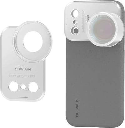 37mm Filter Lens Backplate voor Telefoonhoesje - Snelle Bevestiging voor Mobiele Fotografie, Compatibel met iPhone 17 Pro Max en Beastgrip Accessoires