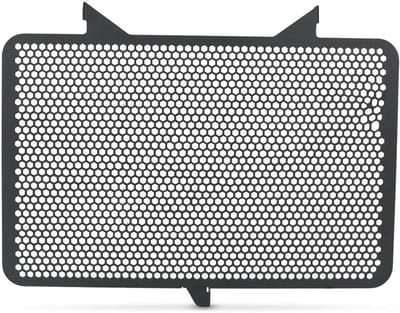 Motorfiets Radiatorrooster - Beschermhoes Grille - Motor Beschermen - Duurzaam Aluminium - Zwart