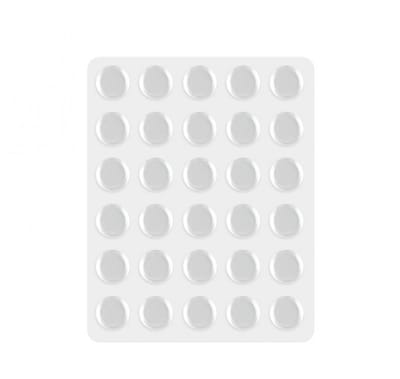 Deurstoppers - 30 Stuks - Zelfklevende Stootdoppen - Siliconen - Deurbuffer/Stootdopjes - Schokdemper - Anti Slip Dopjes - Soft Close Kast Deurdemper - Muurbeschermer - Deurklink buffers - Voor deuren en meubels - Ø15mm x 3mm - Transparant
