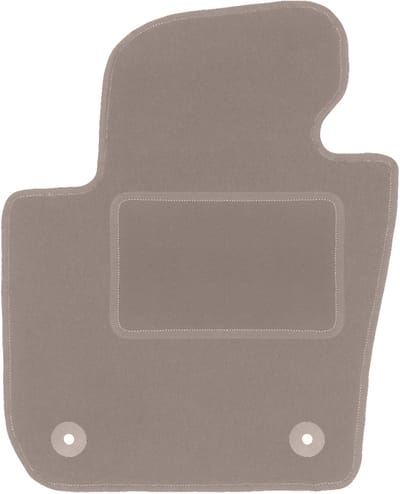 Beige bestuurdersmat voor: Skoda Superb II sedan, stationwagen (2008-2015)