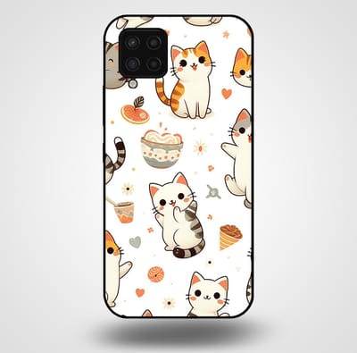 Smartphonica Telefoonhoesje voor Samsung Galaxy A42 5G met katten opdruk - TPU backcover case katten design geschikt voor Samsung Galaxy A42 5G