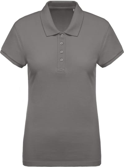 Kariban Dames/dames Organic Pique Polo Shirt (Stormgrijs)