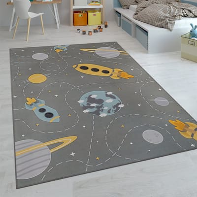 Paco Home Kindertapijt Laagpolige Vloerkleden Voor Kinderkamer Speelkleed Meerkleurig 160 cm Rund