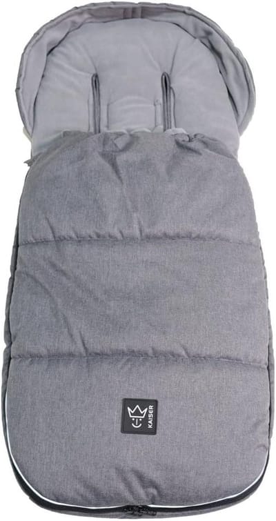 Voetenzak Kinderwagen - Babyzak Winterzak - Warm Houden Baby - Universeel Geschikt - 105 x 45 cm - Zwart