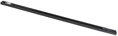 QAZQA Rail 1 meter zwart voor 1-fase rail