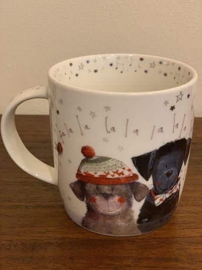 Alex Clark Kerst Mok Honden ~ Christmas Dogs