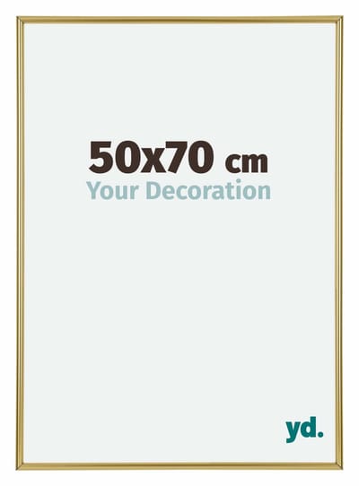 Your Decoration - Puzzellijst 50x70 cm - Goud - Puzzellijst 500-1000 stukjes - Kunststof Fotolijst - Annecy