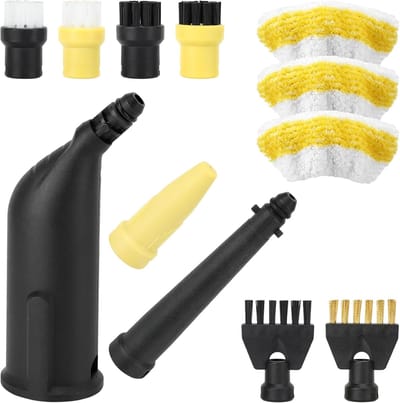 Stoomreiniger Accessoires - Reserveonderdelen Set - Grondige Reiniging - Duurzaam Materiaal - 12 Delig - Multicolor