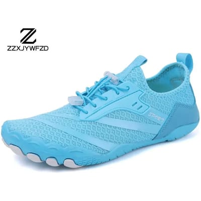 NIEUW Unisex Barefoot Schoenen Heren Outdoor Strand Watersporten Upstream Aqua Schoenen Dames Gym Sport Hardlopen Fitness Sneakers Maat 35-47 37 blue