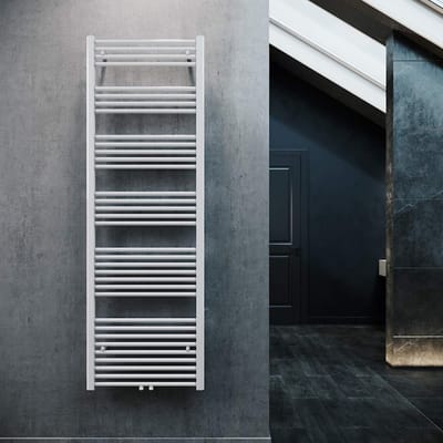 Badkamerradiator - Handdoekwarmer - Badkamer Verwarmen - Hoge Warmteafgifte - 180x60 cm - Wit