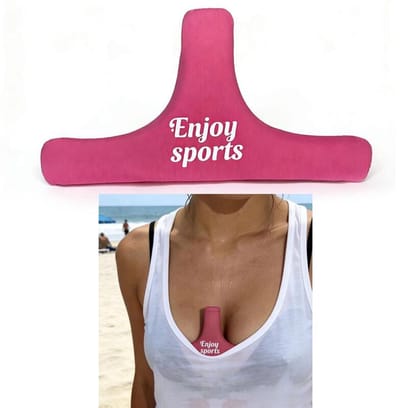 Zweetabsorberende Pads - Zweetabsorberende inleggers voor ondergoed - Outdoor fitness - Ademend en sneldrogend - Herbruikbare - Zweetwerend katoen, wasbaar - Tegen BH Zweet - Tegen Zweet Op Uw Kleding - 19.2x10.5x3cm - rood