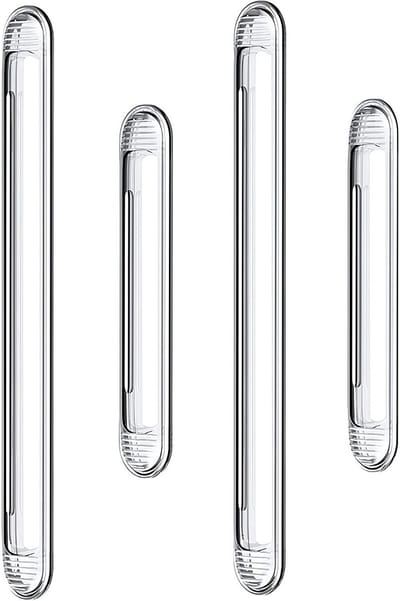 Transparante Zelfklevende Siliconen Deurbuffers voor Wand- en Deurbescherming (2 Lang, 2 Kort)