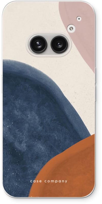 Case Company® - Hoesje geschikt voor Nothing Phone (2a) hoesje - Geo #1 - Soft Cover Telefoonhoesje - Bescherming aan alle Kanten en Schermrand