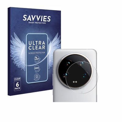 Savvies - Screenprotector voor Xiaomi 14 Ultra (ALLEEN Camera Lens) - Folie Beschermfolie transparant 6 Stuks