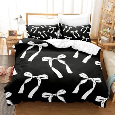 4-delige Strik Beddengoedsets Huidvriendelijk Zacht Hoeslaken en Dekbedovertrekken Comfortabel en Lieflijk Geschikt voor Alle Leeftijden cot size 70x133cm