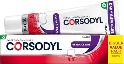 Corsodyl Ultra Clean Tandpasta - 100 ml