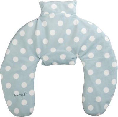 Verwarmend Nekwarmer met Lavendelgeur en Mintkleurige Stippen