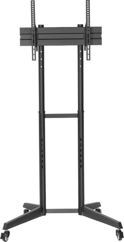 Tv monitor standaard verrijdbaar - beurs statief - hoogte instelbaar - 166 cm hoog