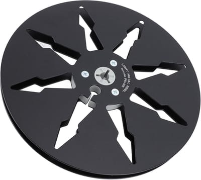 Lege Tape Spoel - Open Reel Spoel - Geluidsopname Herstel - Aluminiumlegering Constructie - 7 Inch Diameter - Zwart