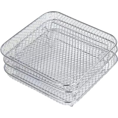 Support de friteuse à air compatible avec le déshydrateur empilable en acier inoxydable Ninja Foodi 8 L.