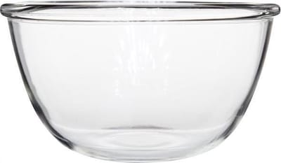 Luminarc Saladeschaal Cocoon - Mengkom voor grote salades - Beslagkom voor cakebeslag - Hittebestendig tot 180°C - Vaatwasserbestendig - Glas - Ø 240 mm - Bakgerei - Keukengerei