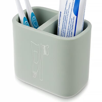 Tandenborstelbeker Split Groen GREENISH - Badkamer Beker - Tandenborstel - Tandenborstelhouder