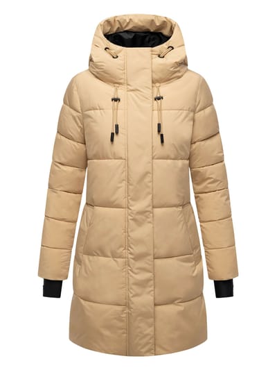Marikoo dames winterjas met capuchon & fleecevoering – Kaituu