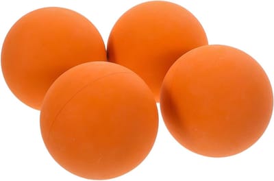 Squash Ballen Set - Bouncing Ballen Rubber - Sport Training - Hoge Elasticiteit - 6 cm - Oranje