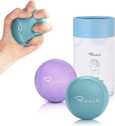 Hand Oefening Gel Stressballen Set - Zachte en Harde Stressballen voor Angstverlichting en Grijpkracht Verbetering