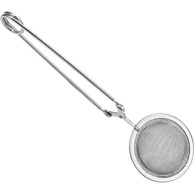 Thee-infuser Roestvrij Staal Thee-ei Bol met Handvat Mesh Zeef Koffie Kruiden Specerijen Filter Diffuser Keukenaccessoires gray