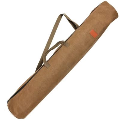 Dailygoods- Hengeltas Waterdicht - Foudraal voor Hengels - Viskoffer - Grote Capaciteit - Canvas - Schouderriem - 130 cm Lengte - Vissertas