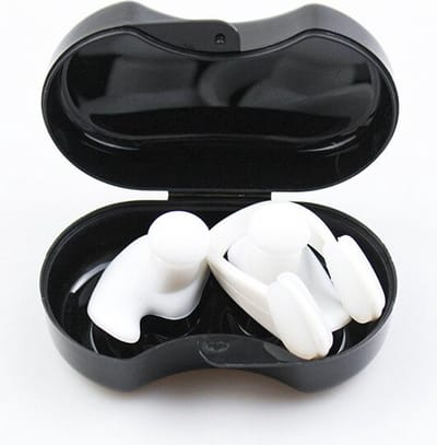 Neusclip Set – Set van Neusknijper & Oordoppen – Geschikt voor Zwemmen – Wit