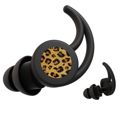 Thone X festival oordopjes, gehoorbescherming voor uitgaan, oordoppen festival, muziek concert uitgaan - earplugs met 20 dB demping - animal panter