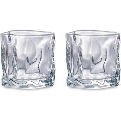 Transparante Glazen Mok Gletsjer Wijn Whiskey Koffiekop Huishouden Drinken Sap Irreguliere Vorm Kopjes Drinkware 201-300ml white