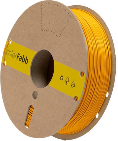 colorFabb Lw-pla Geel 3D-printerfilament - 1,75 mm - 750 g - Lichtgewicht materiaal - Ideaal voor RC-vliegtuigen - Matte afwerking