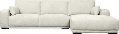 Loungebank Stof Beige - 305x105x85cm Rechts - California - Giga Meubel