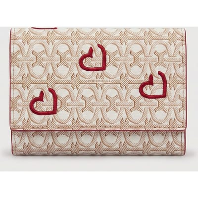 Coccinelle Metallic San Valentino Multi Blanco/sang Größe: OS | Clutches Outlet | Damen